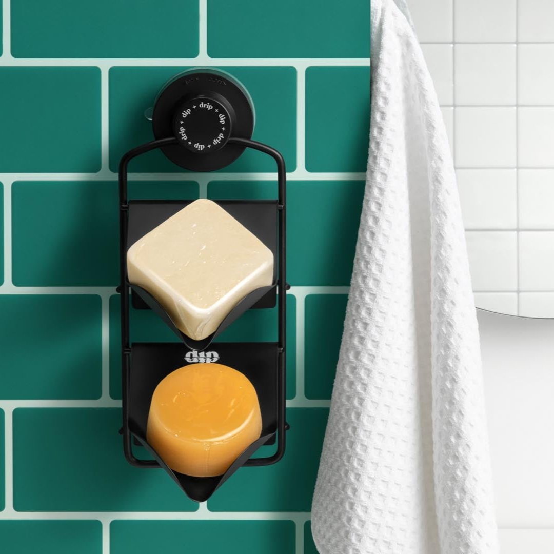 Dip Life Preserver: Draining Soap Dish | Black