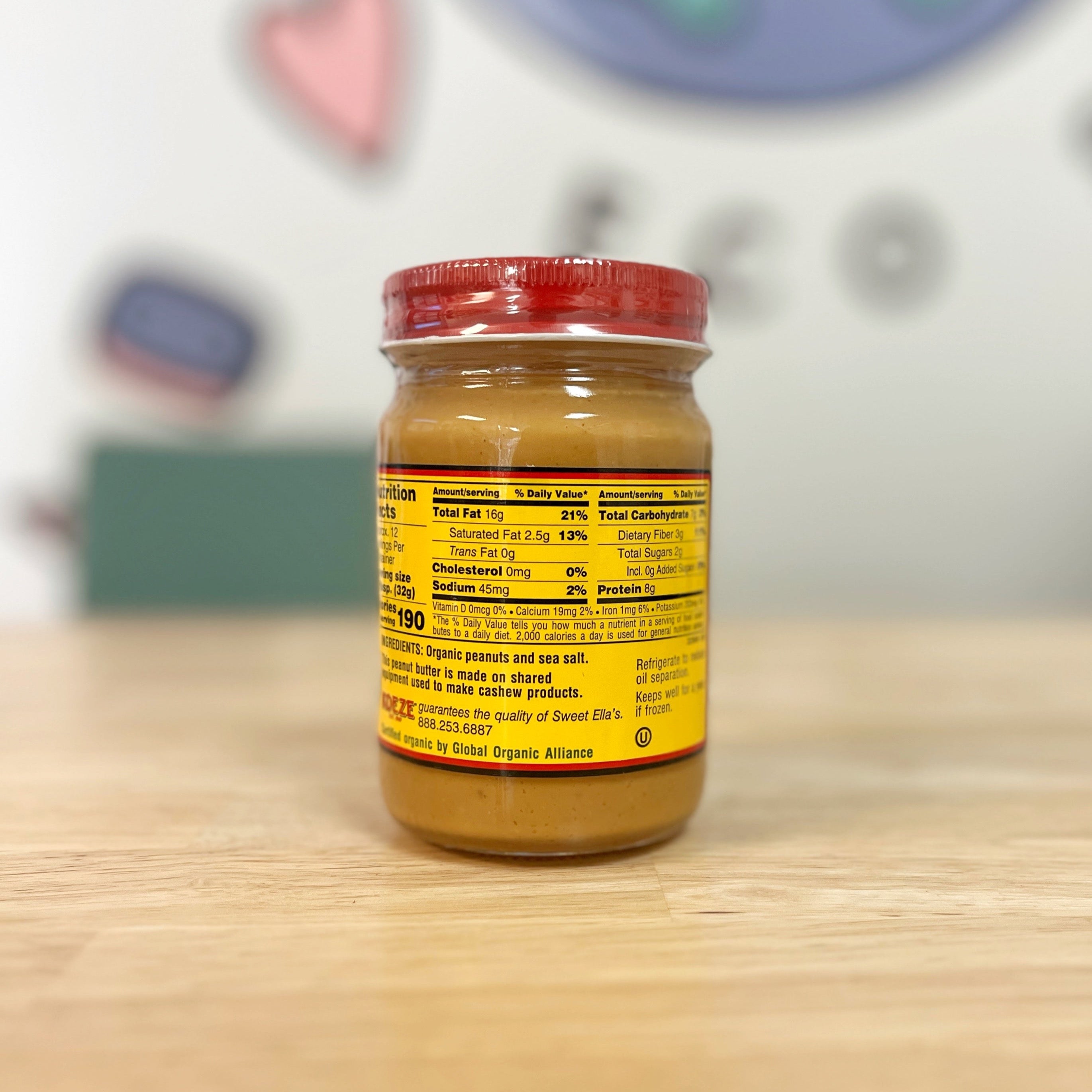 Sweet Ella's Organic Smooth Peanut Butter